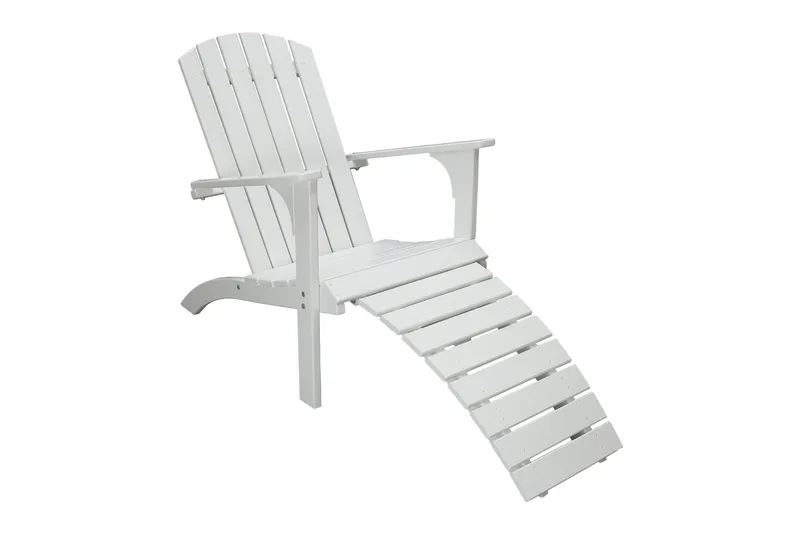 Kansituoli jalkarahilla Rolston Valkoinen, Valkoinen