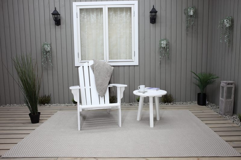 Kansituoli Woonsocket - Valkoinen - Puutarhakalusteet - Puutarhatuoli - Aurinkotuoli
 - Kansituoli