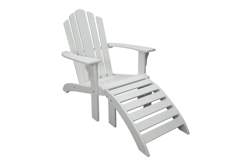 Kansituoli Woonsocket - Valkoinen - Puutarhakalusteet - Puutarhatuoli - Aurinkotuoli
 - Kansituoli