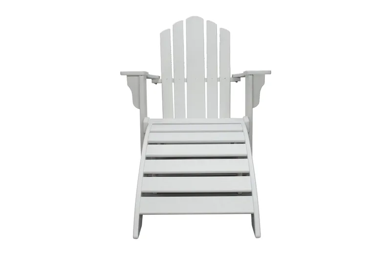 Kansituoli Woonsocket - Valkoinen - Puutarhakalusteet - Puutarhatuoli - Aurinkotuoli - Kansituoli