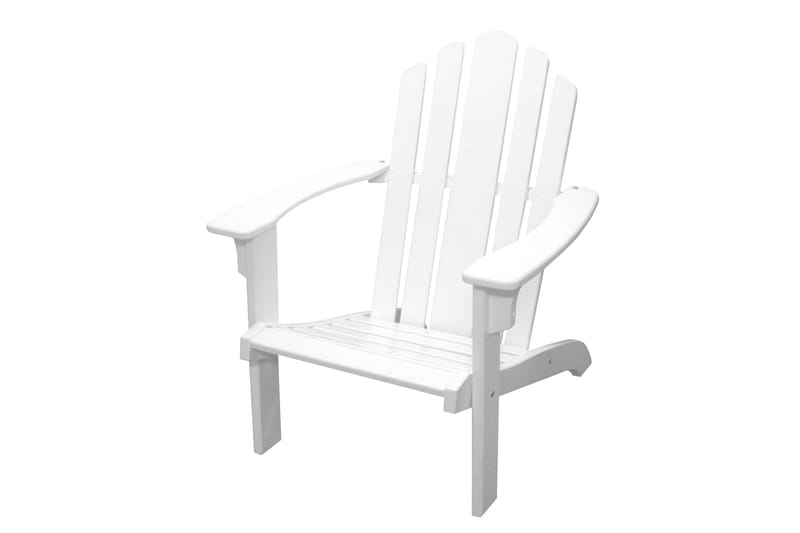 Kansituoli Woonsocket - Valkoinen - Puutarhakalusteet - Puutarhatuoli - Aurinkotuoli - Kansituoli