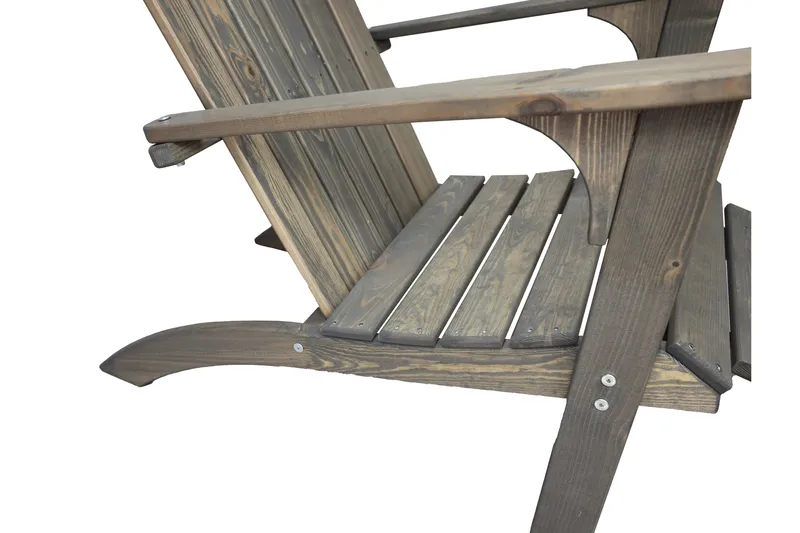 Kansituoli Rolston - Harmaa - Puutarhakalusteet - Puutarhatuoli - Aurinkotuoli