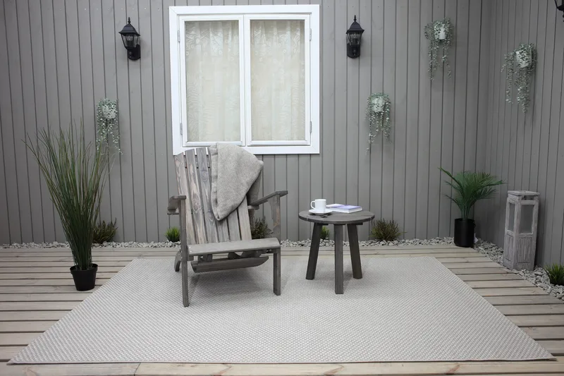 Kansituoli Rolston - Harmaa - Puutarhakalusteet - Puutarhatuoli - Aurinkotuoli