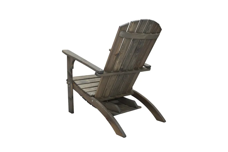 Kansituoli Rolston - Harmaa - Puutarhakalusteet - Puutarhatuoli - Aurinkotuoli