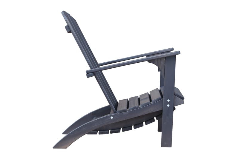 Kansituoli Rolston - Kahvimusta - Puutarhakalusteet - Puutarhatuoli - Aurinkotuoli