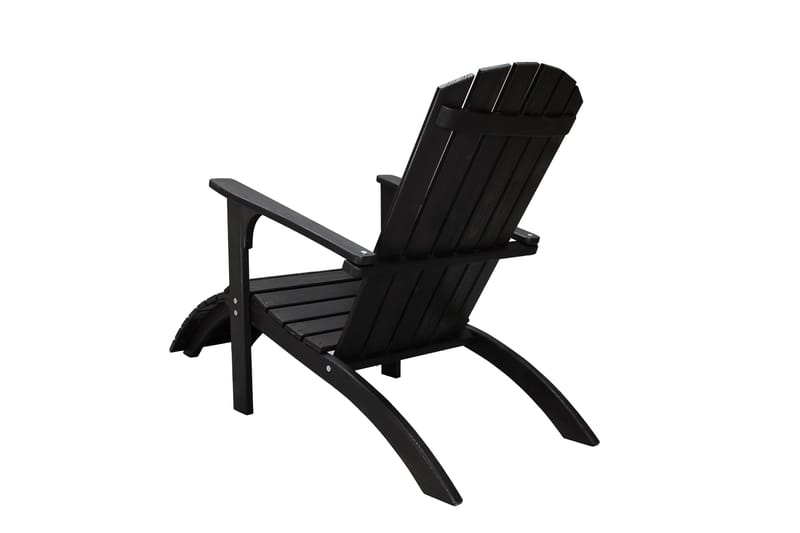 Kansituoli Rolston - Kahvimusta - Puutarhakalusteet - Puutarhatuoli - Aurinkotuoli