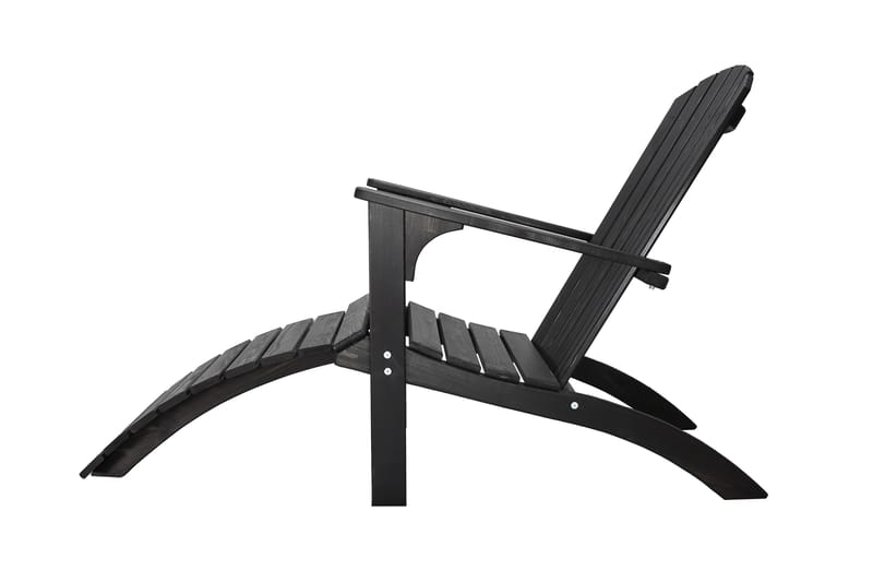 Kansituoli Rolston - Kahvimusta - Puutarhakalusteet - Puutarhatuoli - Aurinkotuoli