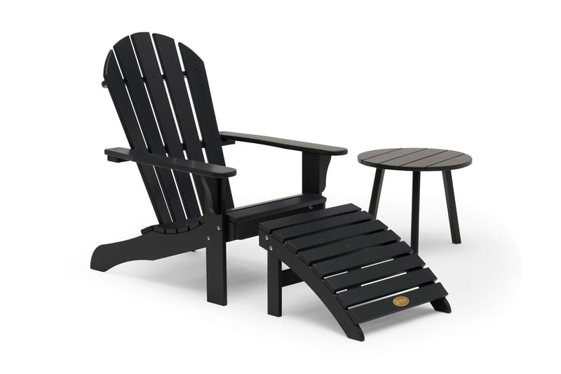 Kansituoli Tennessee jalkatuella Harmaa - Hillerstorp - Puutarhakalusteet - Puutarhatuoli - Aurinkotuoli