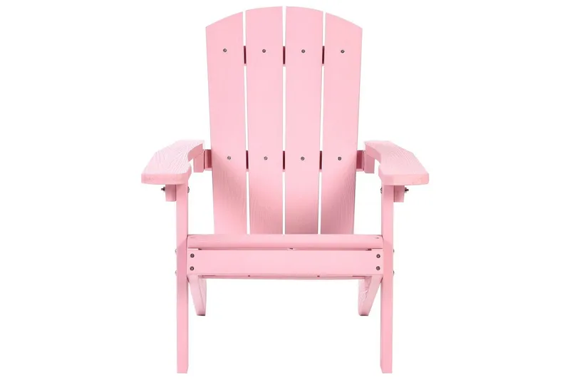 Lastenistuin Adirondack - Vaaleanpunainen - Puutarhakalusteet - Puutarhatuoli - Aurinkotuoli
