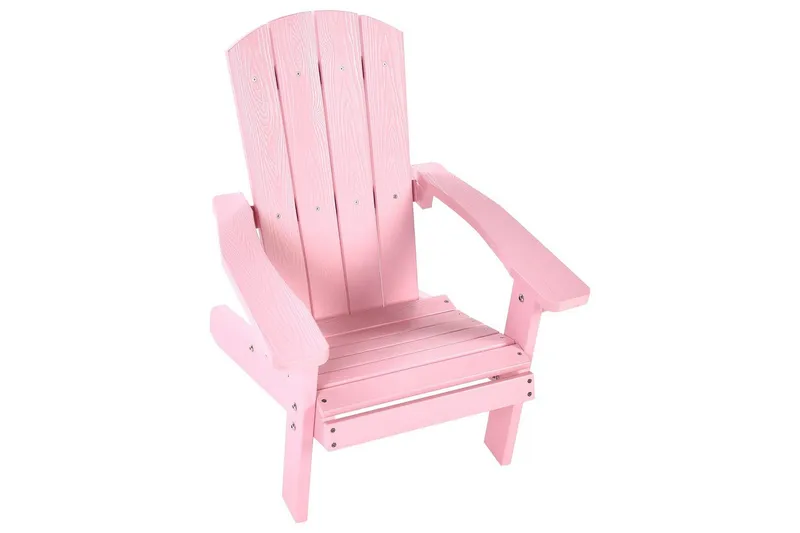 Lastenistuin Adirondack - Vaaleanpunainen - Puutarhakalusteet - Puutarhatuoli - Aurinkotuoli
