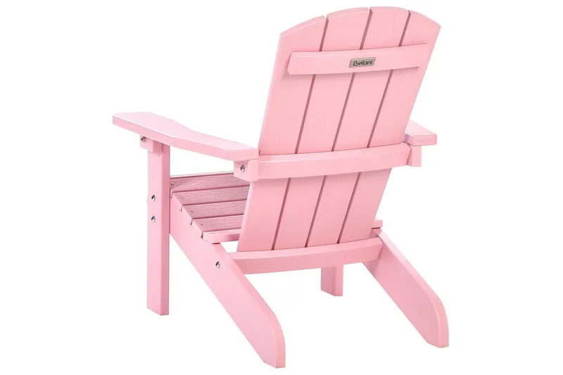 Lastenistuin Adirondack - Vaaleanpunainen - Puutarhakalusteet - Puutarhatuoli - Aurinkotuoli