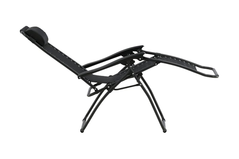 Melker tuoli - Musta - Puutarhakalusteet - Puutarhatuoli - Aurinkotuoli