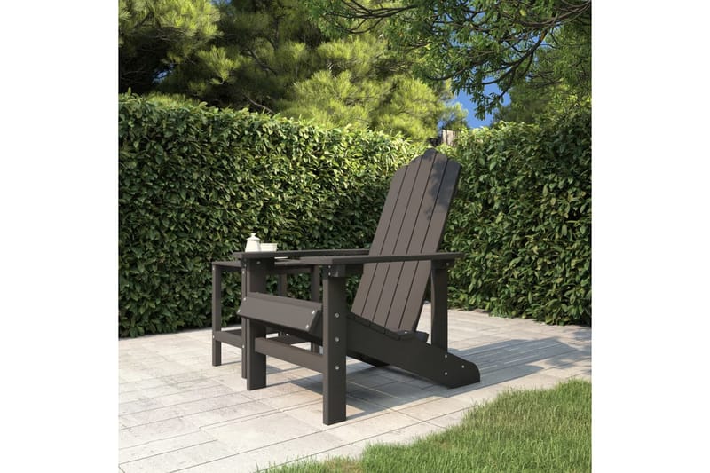 Puutarhatuoli Adirondack HDPE - Antrasiitti - Puutarhakalusteet - Puutarhatuoli - Aurinkotuoli