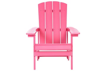 Puutarhatuoli Adirondack - Vaaleanpunainen, 75x88x88 cm - Puutarhakalusteet - Puutarhatuoli - Aurinkotuoli