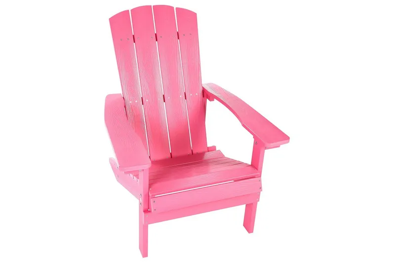 Puutarhatuoli Adirondack - Vaaleanpunainen, 75x88x88 cm - Puutarhakalusteet - Puutarhatuoli - Aurinkotuoli