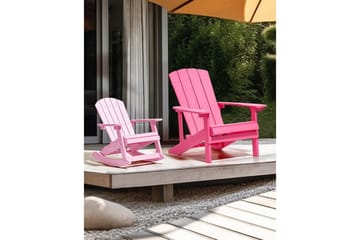 Puutarhatuoli Adirondack - Vaaleanpunainen, 75x88x88 cm - Puutarhakalusteet - Puutarhatuoli - Aurinkotuoli