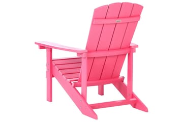 Puutarhatuoli Adirondack - Vaaleanpunainen, 75x88x88 cm - Puutarhakalusteet - Puutarhatuoli - Aurinkotuoli