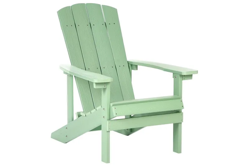 Puutarhatuoli Adirondack, Vihreä, 75x88x88 cm