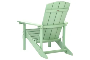 Puutarhatuoli Adirondack - Vihreä, 75x88x88 cm - Puutarhakalusteet - Puutarhatuoli - Aurinkotuoli