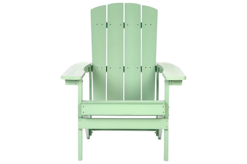 Puutarhatuoli Adirondack - Vihreä, 75x88x88 cm - Puutarhakalusteet - Puutarhatuoli - Aurinkotuoli
