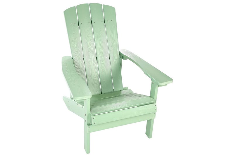 Puutarhatuoli Adirondack - Vihreä, 75x88x88 cm - Puutarhakalusteet - Puutarhatuoli - Aurinkotuoli