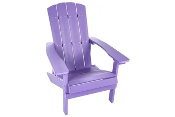 Puutarhatuoli Adirondack - Violetti, 75x88x88 cm - Puutarhakalusteet - Puutarhatuoli - Aurinkotuoli