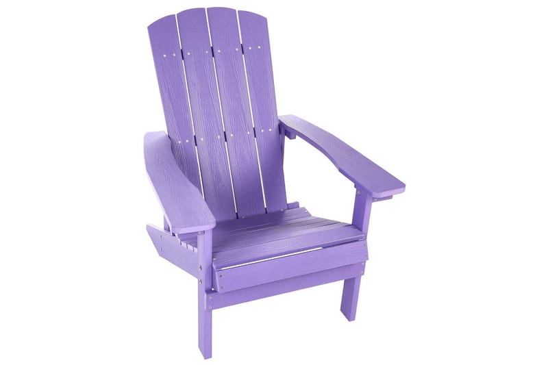 Puutarhatuoli Adirondack - Violetti, 75x88x88 cm - Puutarhakalusteet - Puutarhatuoli - Aurinkotuoli