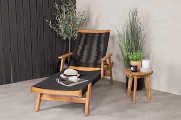 Solstolar Venture Home - Musta/Ruskea - Puutarhakalusteet - Puutarhatuoli - Aurinkotuoli