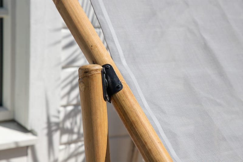 Tuoli Cane pehmusteella Taitettava Puu - Puu/Luonnonväri - Puutarhakalusteet - Puutarhatuoli - Aurinkotuoli