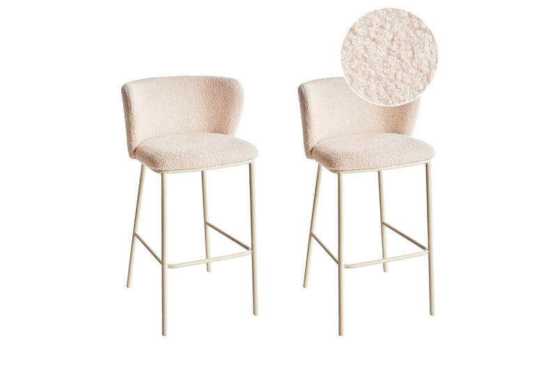 Baarituoli Mina II sarja 2 Beige - Beige - Puutarhakalusteet - Puutarhatuoli - Ulkotilan baarituoli