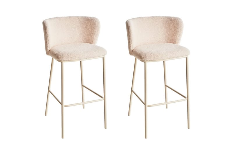 Baarituoli Mina II sarja 2 Beige - Beige - Puutarhakalusteet - Puutarhatuoli - Ulkotilan baarituoli