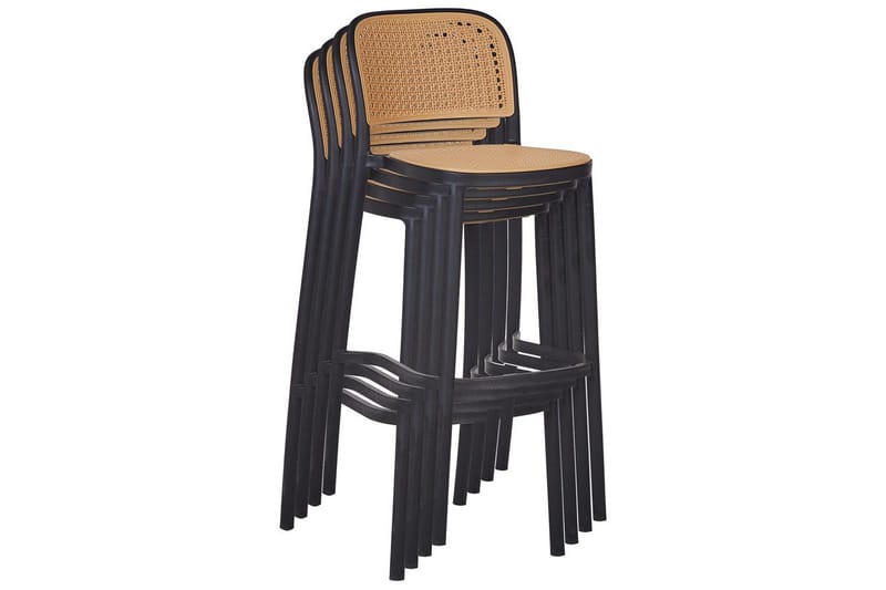 Baarituoli setti 4 kpl Plose - Puutarhakalusteet - Puutarhatuoli - Ulkotilan baarituoli