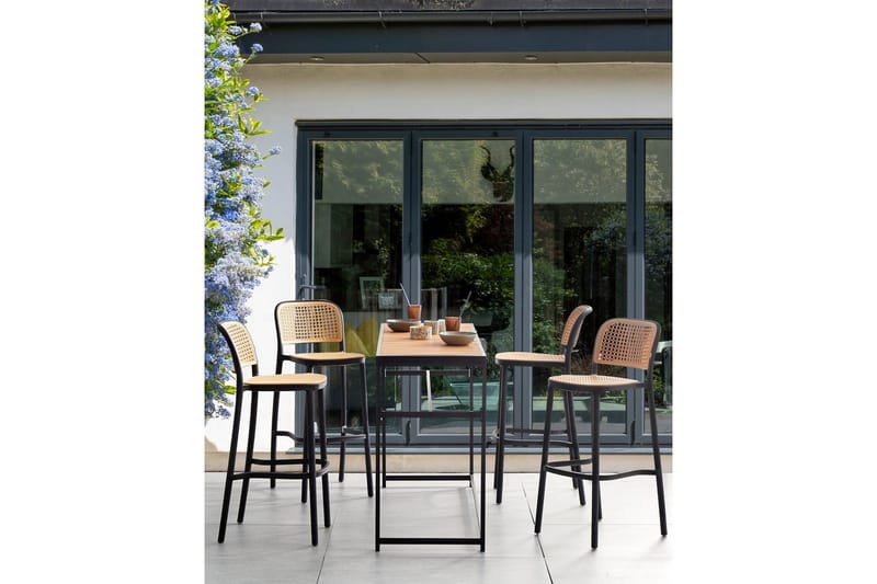 Baarituoli setti 4 kpl Plose - Puutarhakalusteet - Puutarhatuoli - Ulkotilan baarituoli