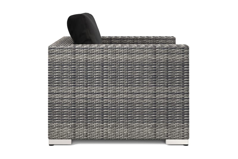 Bahamas Ulko Lounge-nojatuoli Polyrottinkia - Harmaa - Puutarhakalusteet - Puutarhatuoli - Ulkotilan nojatuolit