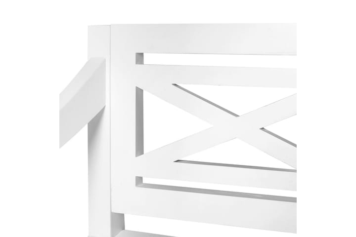 Batavia-tuolit 2 kpl valkoinen täysi mahonki - Valkoinen - Ulkotilan nojatuolit