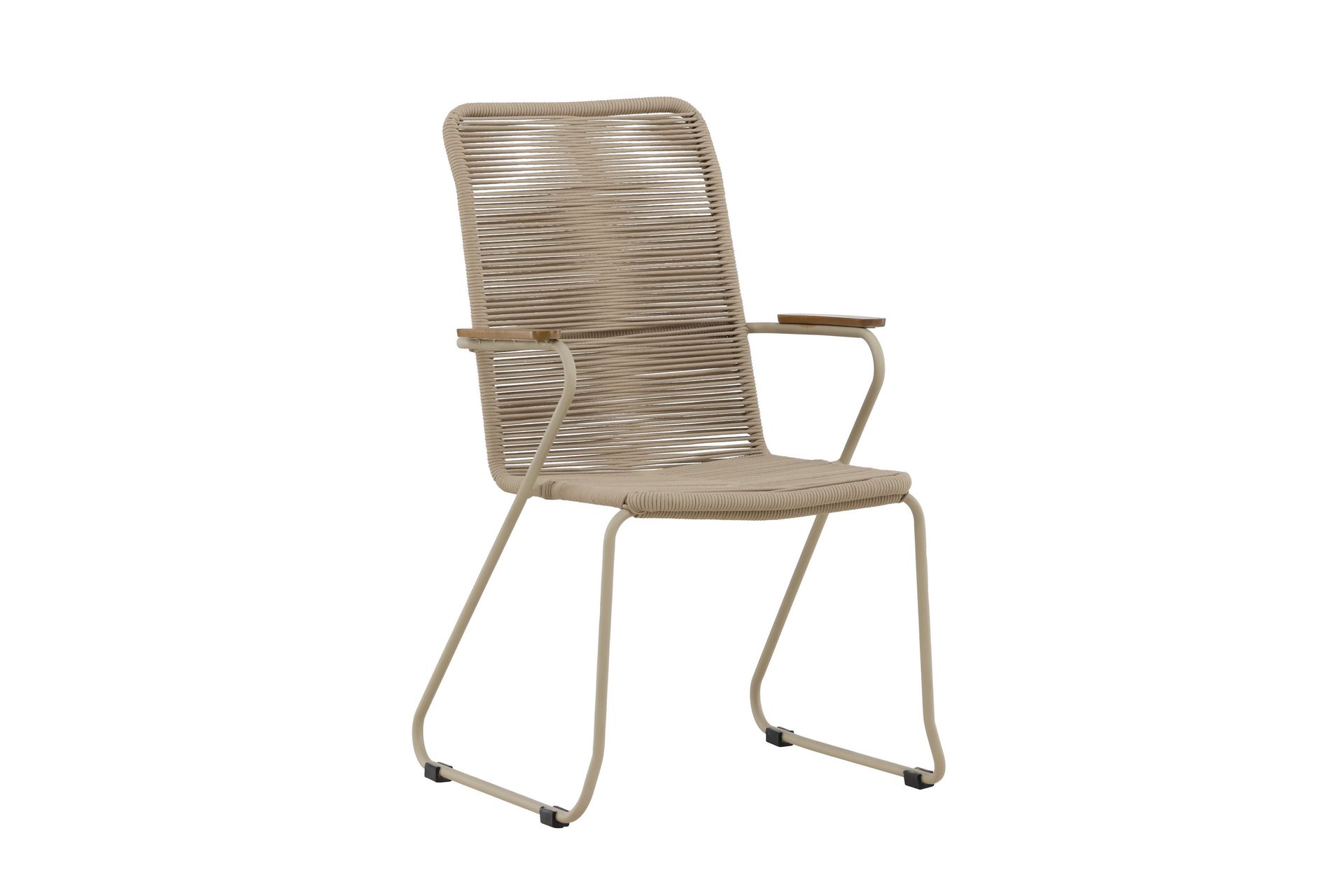 Bois Käsinojallinen tuoli Ulkokäyttöön - Beige - Puutarhakalusteet - Puutarhatuoli - Karmituoli ulos
