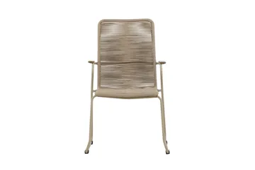Bois ruokatuoli ulkokäyttöön - Beige - Puutarhakalusteet - Puutarhatuoli - Karmituoli ulos