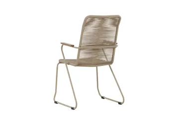 Bois ruokatuoli ulkokäyttöön - Beige - Puutarhakalusteet - Puutarhatuoli - Karmituoli ulos