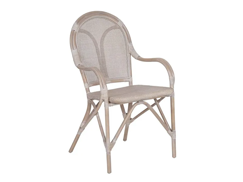 Cafétuoli Hillerstorp Silja - Harmaa - Puutarhakalusteet - Puutarhatuoli - Karmituoli ulos