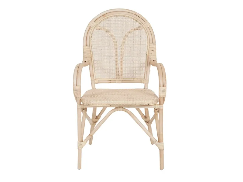 Cafétuoli Hillerstorp Silja - Luonnonvärinen - Puutarhakalusteet - Puutarhatuoli - Karmituoli ulos