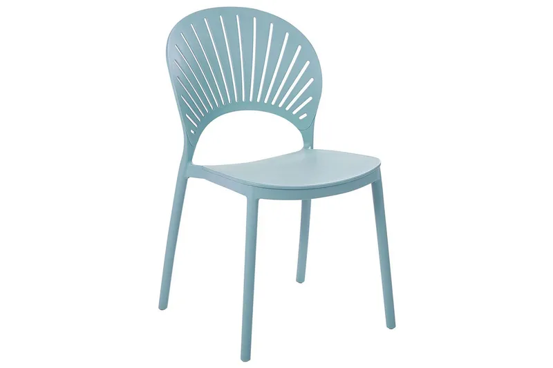 Casarano Ruokatuoli Ulkokäyttöön - Sininen - Puutarhakalusteet - Puutarhatuoli - Karmituoli ulos