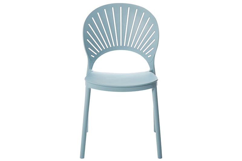 Casarano Ruokatuoli Ulkokäyttöön - Sininen - Puutarhakalusteet - Puutarhatuoli - Karmituoli ulos