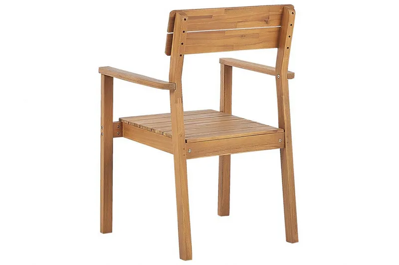 Cellino Käsinojatuoli - Vaalean Ruskea - Puutarhakalusteet - Puutarhatuoli - Karmituoli ulos