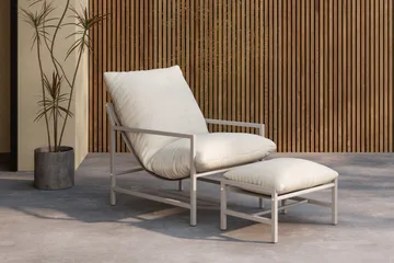 Corso Ulkotuoli - Beige - Puutarhakalusteet - Puutarhatuoli - Ulkotilan nojatuolit