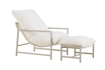 Corso Ulkotuoli - Beige - Puutarhakalusteet - Puutarhatuoli - Ulkotilan nojatuolit
