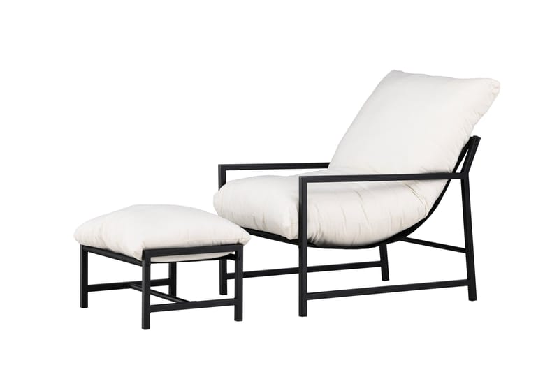 Corso Ulkotuoli - Musta - Puutarhakalusteet - Puutarhatuoli - Ulkotilan nojatuolit