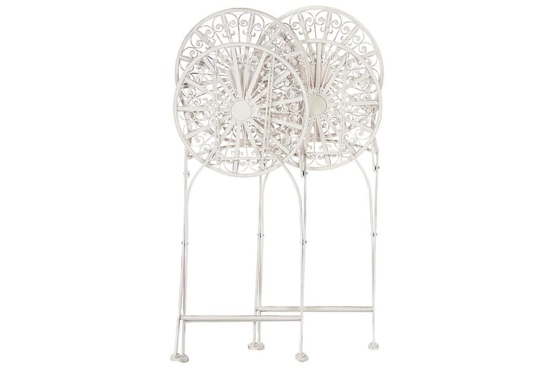 Dursley Ruokatuoli Ulkokäyttöön - Valkoinen - Puutarhakalusteet - Puutarhatuoli - Karmituoli ulos