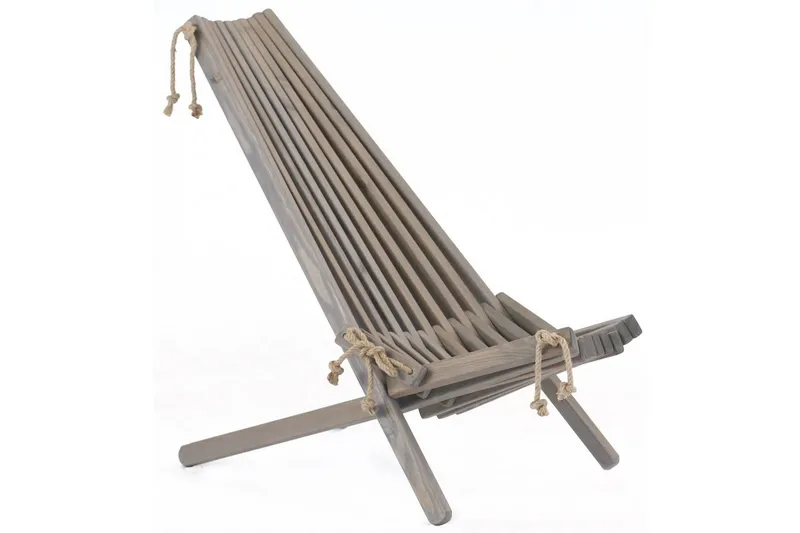 Ecochair EcoFurn Öljytty Harmaa Mänty - Öljytty Harmaa Mänty - Puutarhakalusteet - Puutarhatuoli - Ulkotilan nojatuolit