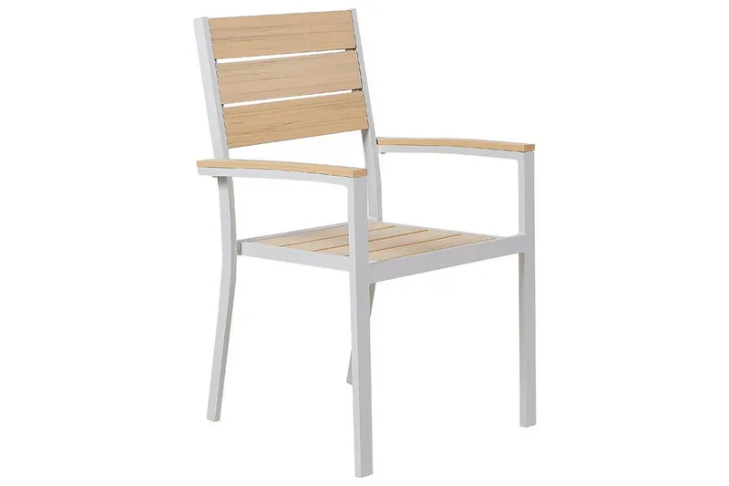 Edmundston Käsinojatuoli, Beige/Valkoinen