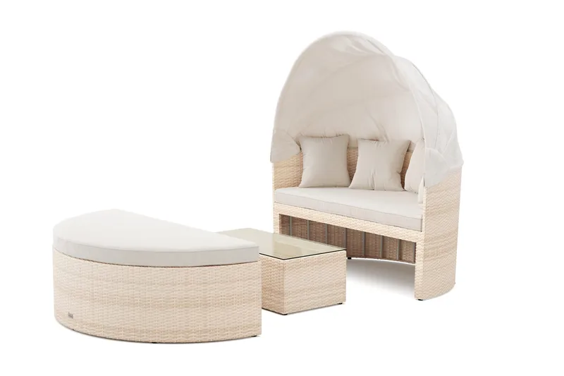 Florens Aurinkovuode Ulkokäyttöön - Puutarhakalusteet - Puutarhatuoli - Aurinkosänky & aurinkovaunu